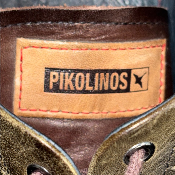 Pikolinos Men’s Size 10 (EU44) Durcal Leather Canvas Wingtip Oxford Brown/Black main image 9